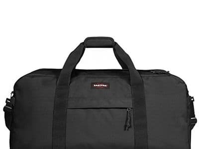 Grand sac de voyage femme en nylon noir Eastpak 96 litres