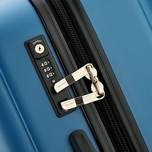 Serrure à combinaison intégrée TSA, ouverture zippée avec curseurs bouche bouche pour la valise cabine Delsey