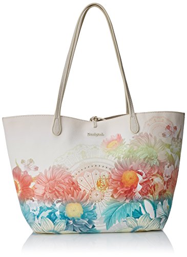 Sac cabas grand format original et fleuri Desigual