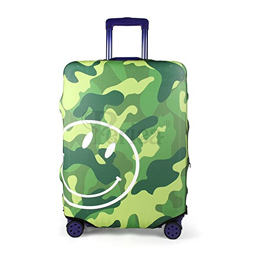 Housse valise camouflage smiley