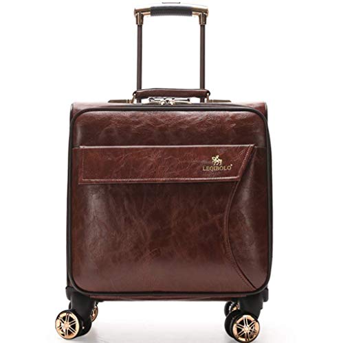 Petite valise cabine à roulette et poignée trolley rétractable de dimensions 39 x 47 x 24 cm