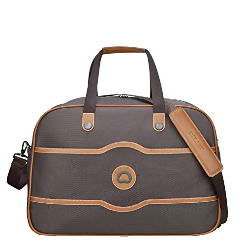 Sac bagage cabine pour femme en cuir chocolat Desley chic et élégant