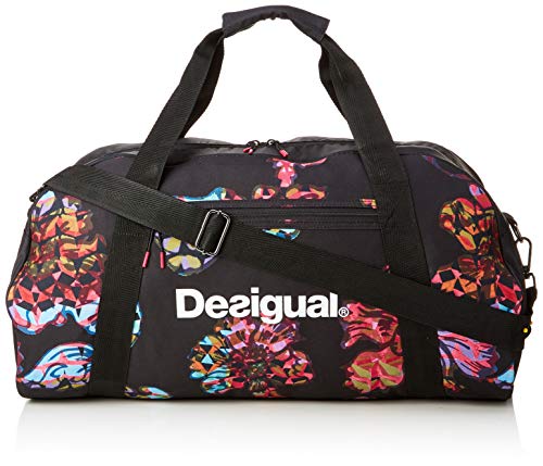 Sac bagage à main Desigual imprimé graphique floral coloré parfait en sac de week-end ou de loisir