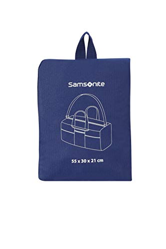 Sac de voyage pliable bleu pour femme, Samsonite, 55 x 30 x 21 cm