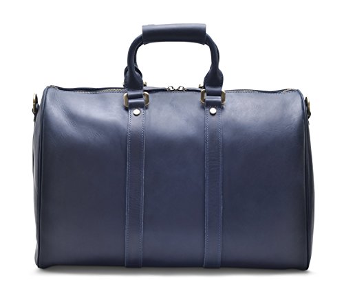 Bagage à main en cuir bleu pour femme