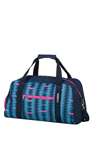 Sac de voyage American Tourister pour femme imprimé graphique coloré bleu 48,5 x 27 x 25,5 cm