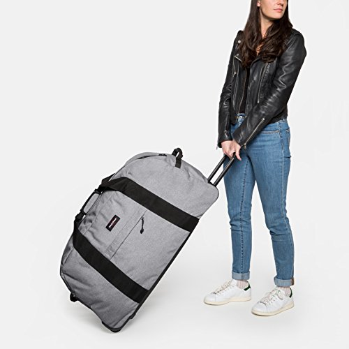 Extra large sac de voyage femme à roulettes en nylon gris clair Eastpak 142 litres