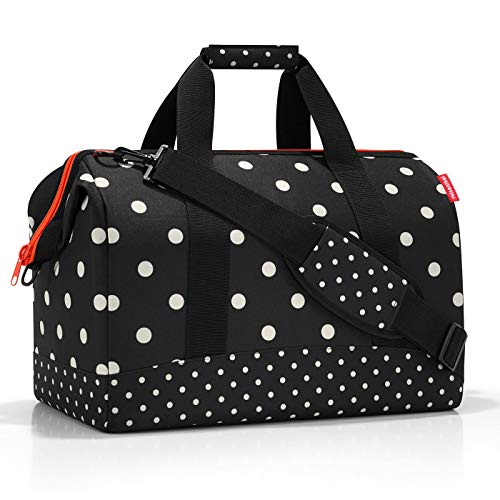 Sac de voyage à pois Reisenthel pour femme en polyester capacité 30 litres, large ouverture et rangements intérieurs