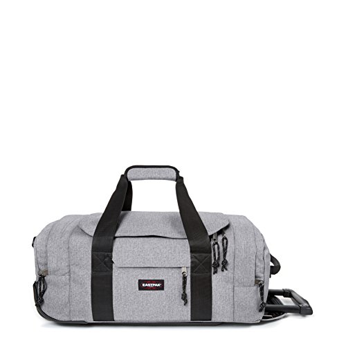 Le sac de voyage trolley à roulettes de dimensions bagage cabine gris chiné Eastpak
