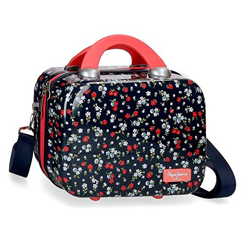 Trousse de voyage Pepe Jeans imprimé fleuri adaptable valise trolley