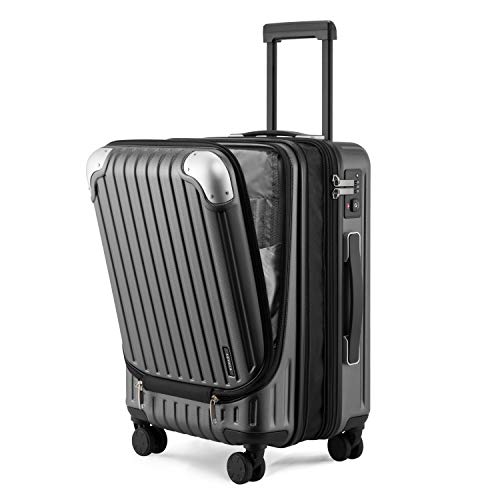 Valise cabine avec compartiment ordinateur frontal de level 8 de dimension 55cm