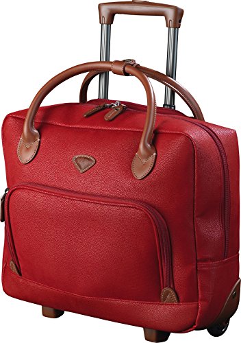 Valise pilote Jump rouge avec compartiment Laptop pour femme