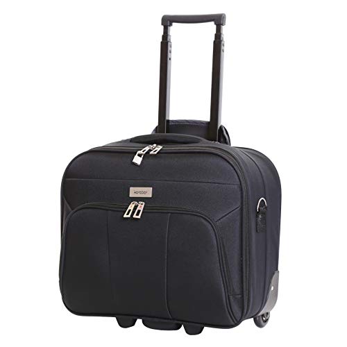 Valise pilote Karabar noire avec compartiment Laptop multifonctionnelle et prix abordable