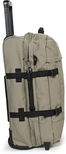 Valise cabine Eastpak beige pour homme avec sangles