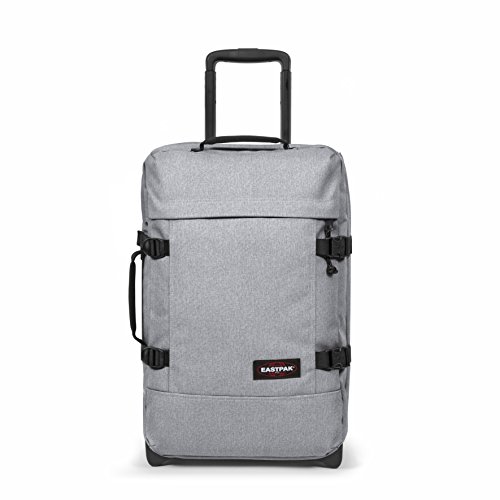 Valise cabine Eastpak gris chiné pour homme