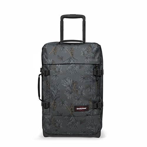 Valise cabine Eastpak imprimé forêt tropicale pour homme avec sangles