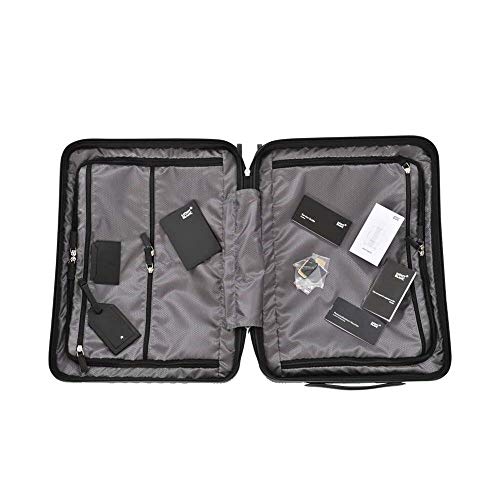 Valise cabine rigide Montblanc avec intérieur soigné