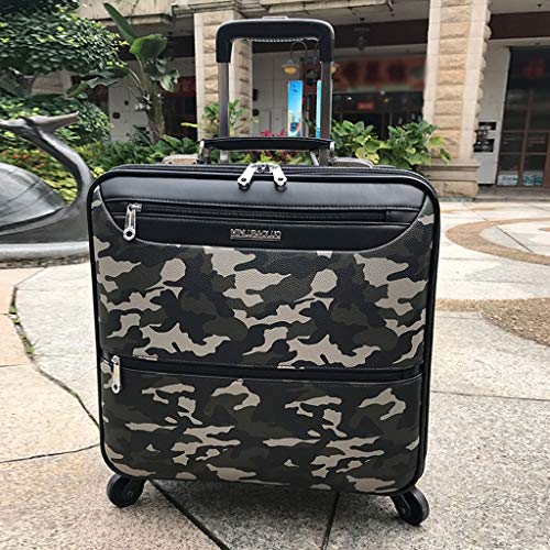 Valise camouflage rigide avec compartiment ordinateur 16 pouces 37x39x20cm