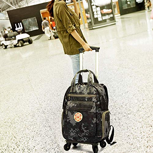 Valise cabine trolley camouflage aux dimensions Ryan Air