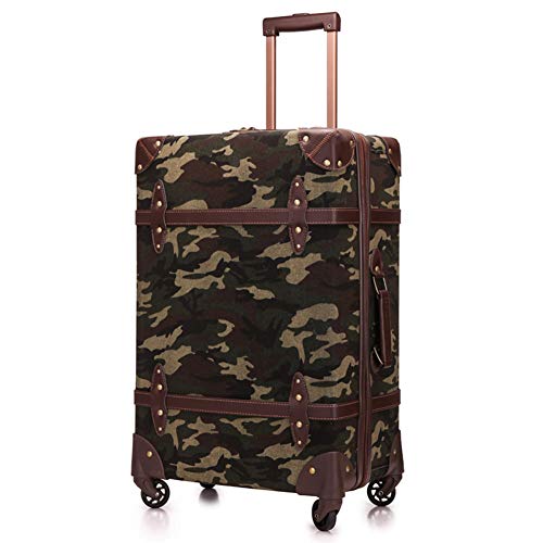 Valise camouflage Vintage