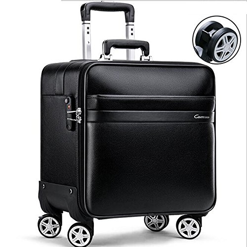 Valise pilote en cuir pu au design élégant pour ordinateur portable