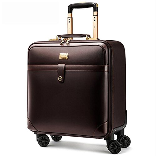 Valise pilote originale marron au design élégant pour ordinateur portable Pinchu