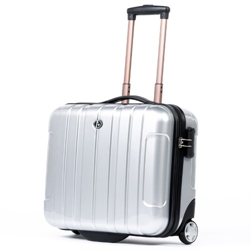 Valise pilote légère et rigide argent Fergé pour ordinateur